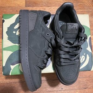 Bape sk8te skate triple black sneakers